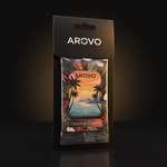 AROVO Coconut Cream Verkaufsverpackung mit Kopfkarte und Sachet