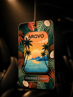 AROVO Coconut Cream Premium Auto-Duftbaum