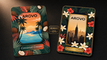 AROVO Bundle Flatlay — beide Düfte mit Bundle Badge